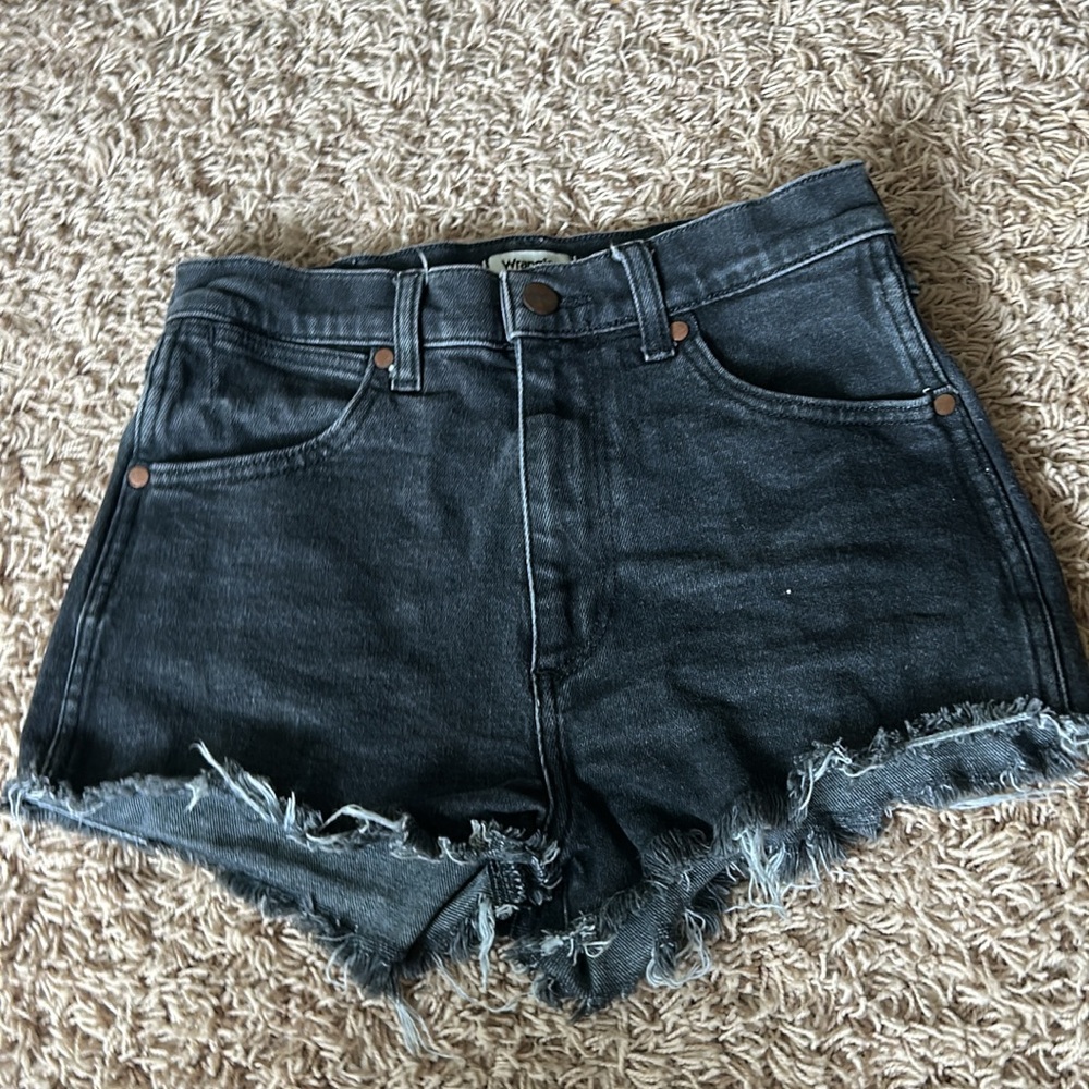 Wrangler Black Jean Shorts